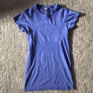 Lululemon Blue stretch shirt